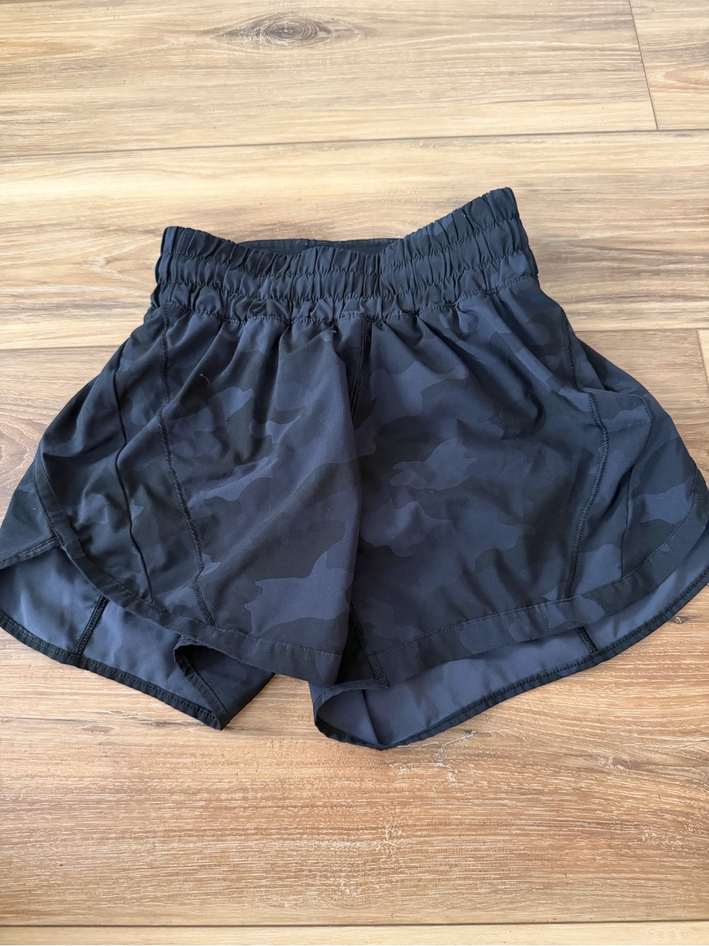 lululemon athletica Black Camo Athletic Shorts
